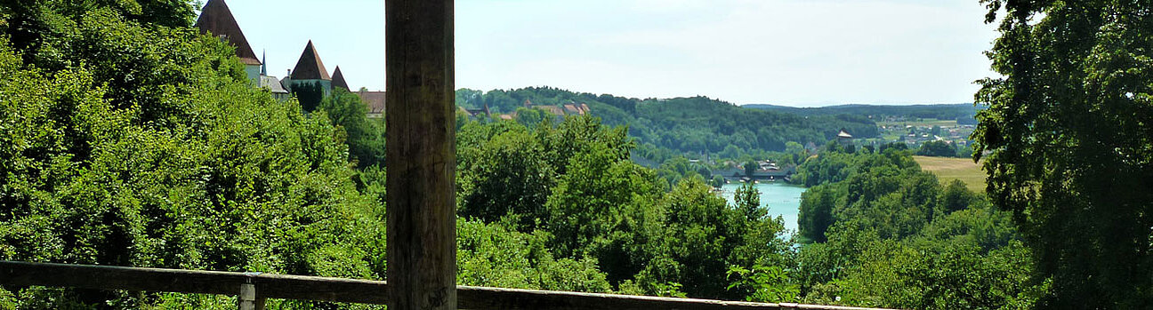 Panorama Landschaftsbild mit einem See