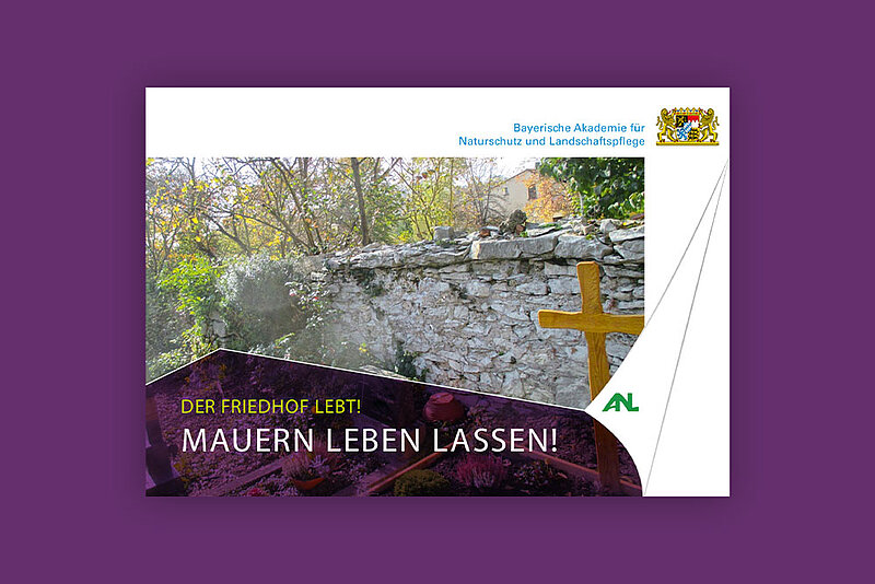 Vorschaubild der Broschüre Friedhöfe Mauern
